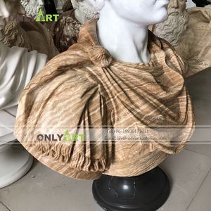 定制服务提供室内雕刻罗马仿古大理石半身像雕塑 - Product Image 6