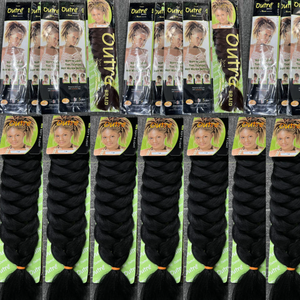 Cheveux synthétiques en gros de 82 pouces, 165g, pour tresses jumbo, de haute qualité, doux, lisses, pré-étirés, pour femmes - Product Image 5