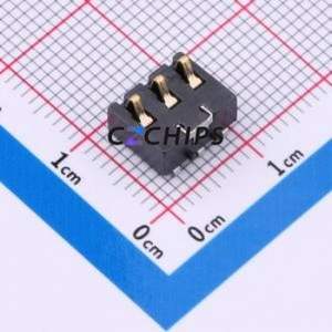 09H463000 Blade/Spring Contact Battery Connector SMD,P=3mm Connector - Product Image 1