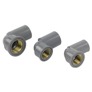 Sch 80 PVC Nhựa Nam Adapter Phù Hợp Với Brass Chủ Đề <span class=keywords><strong>45</strong></span> Độ Khuỷu Tay 10Mm-12Mm Kích Thước Ống Hot Bán Cho Nước Ứng Dụng - Product Image 1