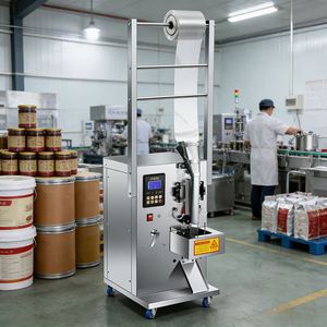 Hochgeschwindigkeits-Flüssigkeitsbeutelmaschine mit anpassbarer Beutelbreite für 3-Seiten-Versiegelung, Rückseitenversiegelung, automatische Wiege- und Abfüllfunktion für Getränke - Product Image 2