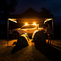 Lumière de travail LED DC12V personnalisable en usine, couleur et spécifications optionnelles, lumière de camping extérieure à intensité variable, lumière de toit, RoHS IP67