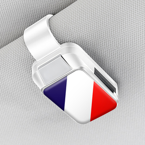 Occhiali da sole <span class=keywords><strong>auto</strong></span> Clip-bandiera multicolore Design, Logo personalizzato, accessorio porta occhiali <span class=keywords><strong>auto</strong></span> durevole - Product Image 5