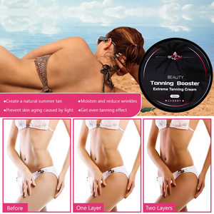 Gel Bronceador Intensivo Deep Dark Luxe con Aroma a Cereza - Bronceado Rápido para Exteriores y Camas Solares, Brillo Duradero - Product Image 4