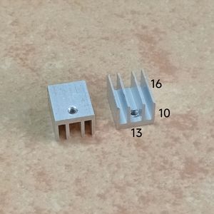 ฮีทซิงค์อะลูมิเนียม To220 ขนาด 13x10x16 มม. สำหรับมอสเฟต 7805 7812 ซีเนอร์ไดโอด SCR - Product Image 4