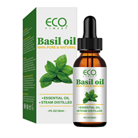 Huile essentielle de basilic 1 fl oz 30 ml, distillée à la vapeur, 100% pure, naturelle, qualité thérapeutique, parfum frais, aromathérapie, diffuseur, soin de la peau et des cheveux