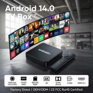 Android 14 <span class=keywords><strong>TV</strong></span> Box Allwinner H313 Quad Core 4K Ultra HD Reproductor Multimedia Inteligente WiFi de Doble Banda HDMI 2.<span class=keywords><strong>1</strong></span> - Product Image 4