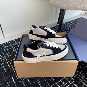 Chaussures de skate décontractées pour hommes, style rétro, dessus en filet vieilli, respirantes, bout fermé, design brodé - Product Image 3