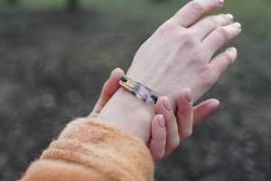 Handmade Resin And <b>Wooden</b> <b>Bangles</b> Natural Wood Jewelry With Resin Finish Perfect For Casual Traditional And Festive Wear - Product Image 4