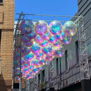 Inflatable Sphere kim loại hiệu ứng gương trang trí bóng cho lễ kỷ niệm và bên trang trí điền có thể <span class=keywords><strong>Float</strong></span> Halloween - Product Image 4