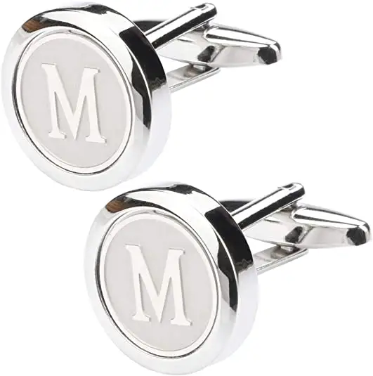 Custom Sublimation Cuff Link Professional Cuff Links Set With Boxes Gift Shirt Cufflinks Men'