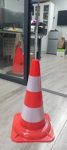 Vente directe d'usine, cône de signalisation routière en PVC pliable orange de 50 cm, vente en gros - Product Image 3