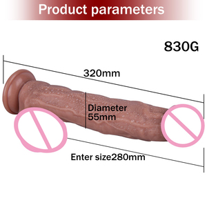 32cmSkin Feeling Realistic Dildo Weiches Flüssiges Silikon Riesiger Penis mit Saugnapf Strapon Weibliche <span class=keywords><strong>Masturbation</strong></span> Sexspielzeug für Frauen