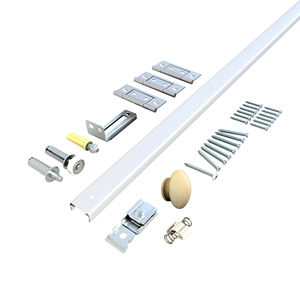 Set perangkat keras pintu lemari lipat dua Interior, pintu geser lipat - Product Image 1