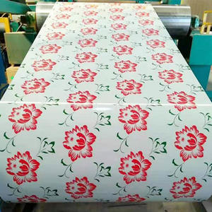 उच्च गुणवत्ता वाले सफेद ppi कोइल रोल्ड 0.48 मिमी कोरल 3003 फूल डिजाइन जस्ती छत शीट निर्माता - Product Image 5