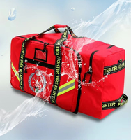 Sac de sport pliable pour pompiers en polyester avec bandoulière, poche pour casque, équipement de sauvetage pour pompiers, rangement pour équipement de secours, trousse de secours incendie