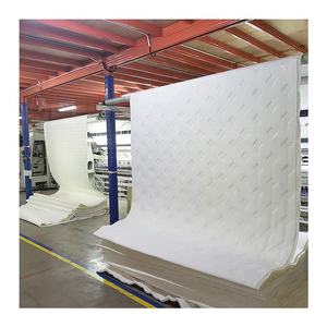 2024 <span class=keywords><strong>tissu</strong></span> matelassé blanc confortable respirant 100% coton de qualité supérieure pour matelas - Product Image 2
