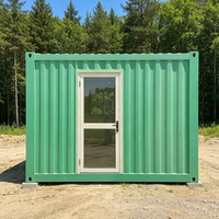 Maison conteneur portable extensible en promotion avec 1 chambre, salle de bain et cuisine – Maisons préfabriquées modernes pour hôtels et bureaux