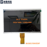 Module d'affichage LCD TFT vertical 10,1 pouces 1024x600 800x1280 IL RGB 40 broches, panneau d'écran LCD