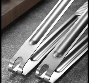 Wholesale Buffet Party Cooking Kitchen Tongs BBQ Long Food <b>Clip</b> Stainless Steel Salad BBQ Grill Tongs <b>Clip</b> - Product Image 6
