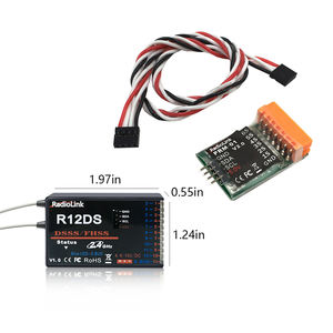 <span class=keywords><strong>Radiolink</strong></span> <span class=keywords><strong>AT10II</strong></span> 2.4G 12CH Émetteur avec Récepteur R12DS Système de Télécommande Radio DSSS FHSS pour Drone RC Avion - Product Image 6