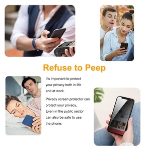 Film de protection d'écran givré anti-espion en verre trempé mat pour <span class=keywords><strong>Apple</strong></span> iPhone 17 16 15 <span class=keywords><strong>14</strong></span> 13 12 Pro Max Plus – Vente en gros - Product Image 6
