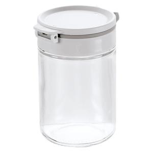 FaSoLa Condiment <b>Jar</b> S Size Clip On Lid Solid Seasonings <b>Storage</b> <b>Kitchen</b> Camping Use White - Product Image 2
