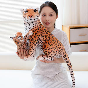 (แม่และลูกเสือไซบีเรียจำลอง-ตุ๊กตาเสือน่ารักชุดสัตว์ชุดตุ๊กตาของขวัญสำหรับเด็ก) - Product Image 5