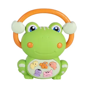 Professional manufacturer baby bed bell montessori rattles baby musical toy electronic