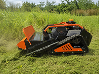 Victory VTY1200H Mesin Pemotong Rumput Otomatis Mini RC Crawler Robot Pengontrol Jarak Jauh Pemotong Rumput Flail Mower Crawler Mowers