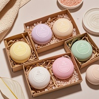Bombes de bain véganes à marque privée OEM, huiles essentielles naturelles, coffret cadeau de bombes de bain effervescentes pour spa à domicile et soins de la peau