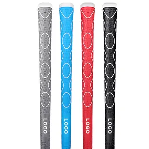 品牌名称顶级质量橡胶高尔夫球杆握把标准尺寸中号和超大号均提供