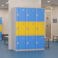 Casier à vêtements en plastique ABS pour salle de sport, équipement de fitness, casier de gym
