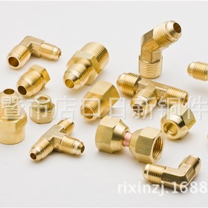 Flexible Hose Fittings Copper Material Durable Industrial Design Plumbing Connectors - Product Image 3