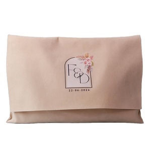 Pochette de luxe haut de gamme en velours pour vêtements, chaussures, accessoires capillaires et chapeaux, avec logo personnalisé, sac anti-poussière recyclable pour emballage cadeau - Product Image 1