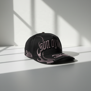 <span class=keywords><strong>Gorras</strong></span> de Béisbol OEM ODM Personalizadas con Logotipo Bordado en 3D, Forro de Satén, Gorra de Béisbol de 5 Paneles, <span class=keywords><strong>Gorras</strong></span> G5 Nfc Son of God Black Baez - Product Image 3