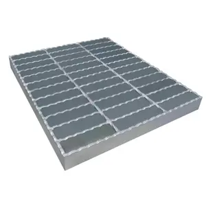 Nhúng nóng thép mạ kẽm Grate nhôm thang Grate Tread cầu thang vật liệu xây dựng Thép Grating