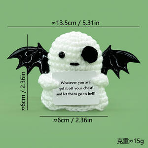 Muñeco de Peluche Tejido Adorable en Oferta, Adorno Creativo para Escritorio, Idea de Regalo Encantadora - Product Image 5