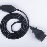 Cable Universal RS232, Adaptador OBD2 Macho a 6 DB9 Hembra, Cable de Conexión para Automóvil