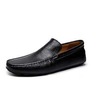 Scarpe Casual da uomo estive mocassini <span class=keywords><strong>in</strong></span> pelle traspirante Slip on Boat scarpe da uomo di lusso italiano di marca mocassini da guida taglia 37-47 - Product Image 1