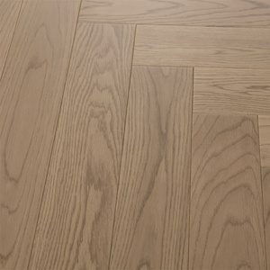 Plancher en bois écologique à verrouillage, imperméable, en chêne massif, parquet artistique, carreaux de bois franc en chevrons - Product Image 1