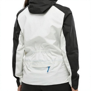 Veste de randonnée légère imperméable <span class=keywords><strong>coupe</strong></span>-<span class=keywords><strong>vent</strong></span> pour <span class=keywords><strong>femme</strong></span> 2.5L, veste de <span class=keywords><strong>pluie</strong></span> compressible en tissu extensible, logo OEM personnalisé, respirante, pour l'extérieur - Product Image 2