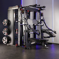 Máquina Smith de Gimnasio Comercial Entrenador de Fuerza Multifuncional para Trabajo Pesado Equipo de Fitness en Venta