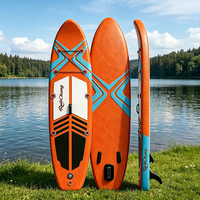 Planche de paddle gonflable très populaire (SUP) 320*81*15cm pour la pêche et le surf