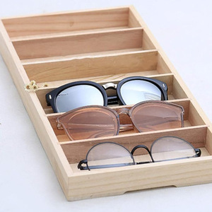 ถาดเก็บแว่นตาไม้ 2 ลิตร ทนทาน ใช้จัดแสดงแว่นกันแดดและแว่นสายตา - Product Image 2