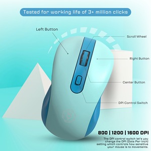 CK280 Tapa de tecla redonda retro de alta apariencia 2,4G Interfaz <span class=keywords><strong>USB</strong></span> inalámbrica Juego de teclado y mouse silencioso - Product Image 4