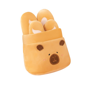 Nuevo Peluche de Capibara con Cesta para Transportar, Regalos para Niños, Peluche Kawaii, Juego de Peluches de Pan, Muñeco de Animal de Peluche - Product Image 6