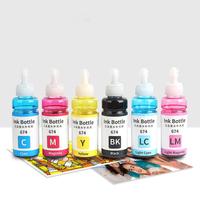 Encre de recharge en vrac 6 couleurs 673 pour imprimantes Epson L800 L801 L805 L810 L850 ET-2500 ET-2550 ET-4500 ET-14000 ET-2650 ET-2600