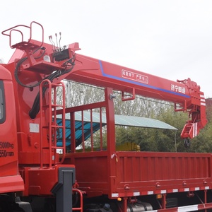 Fabrik Großhandel neuer Typ 3 Tonnen 5 Tonnen 6 Tonnen 8 Tonnen 10 Tonnen hydraulischer Teleskop kran mit geradem Arm, der auf LKWs installiert ist - Product Image 3