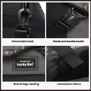 Borsa per Laptop da Donna, Borsa a Tracolla in Pelle PU Impermeabile, Grande Capacità, Borsa Messenger per Studenti, Borsa da Postino per Laptop 13-16 Pollici - Product Image 4